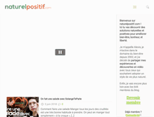 Tablet Screenshot of naturel-positif.com